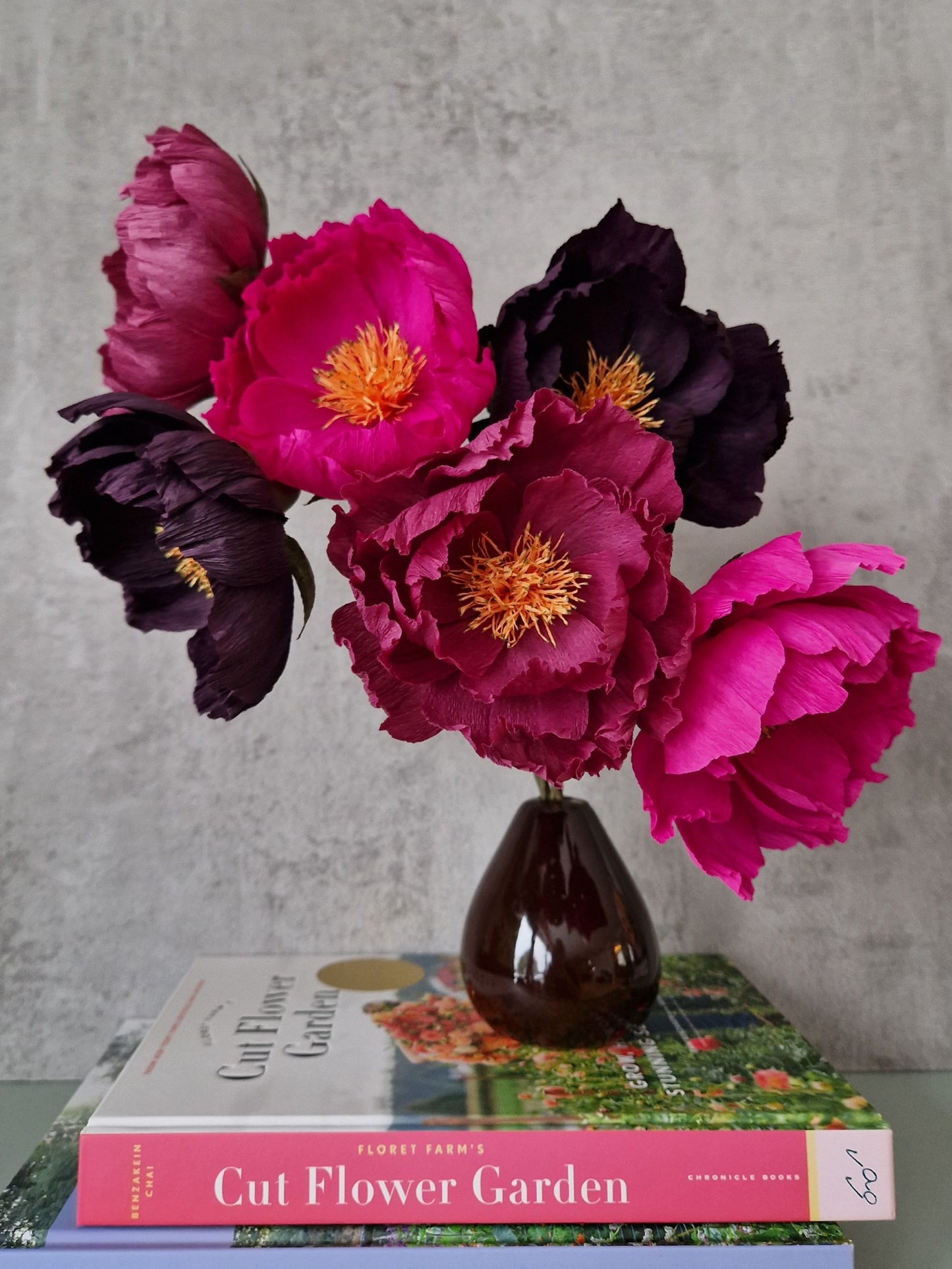 Papirblomster startsæt diy
