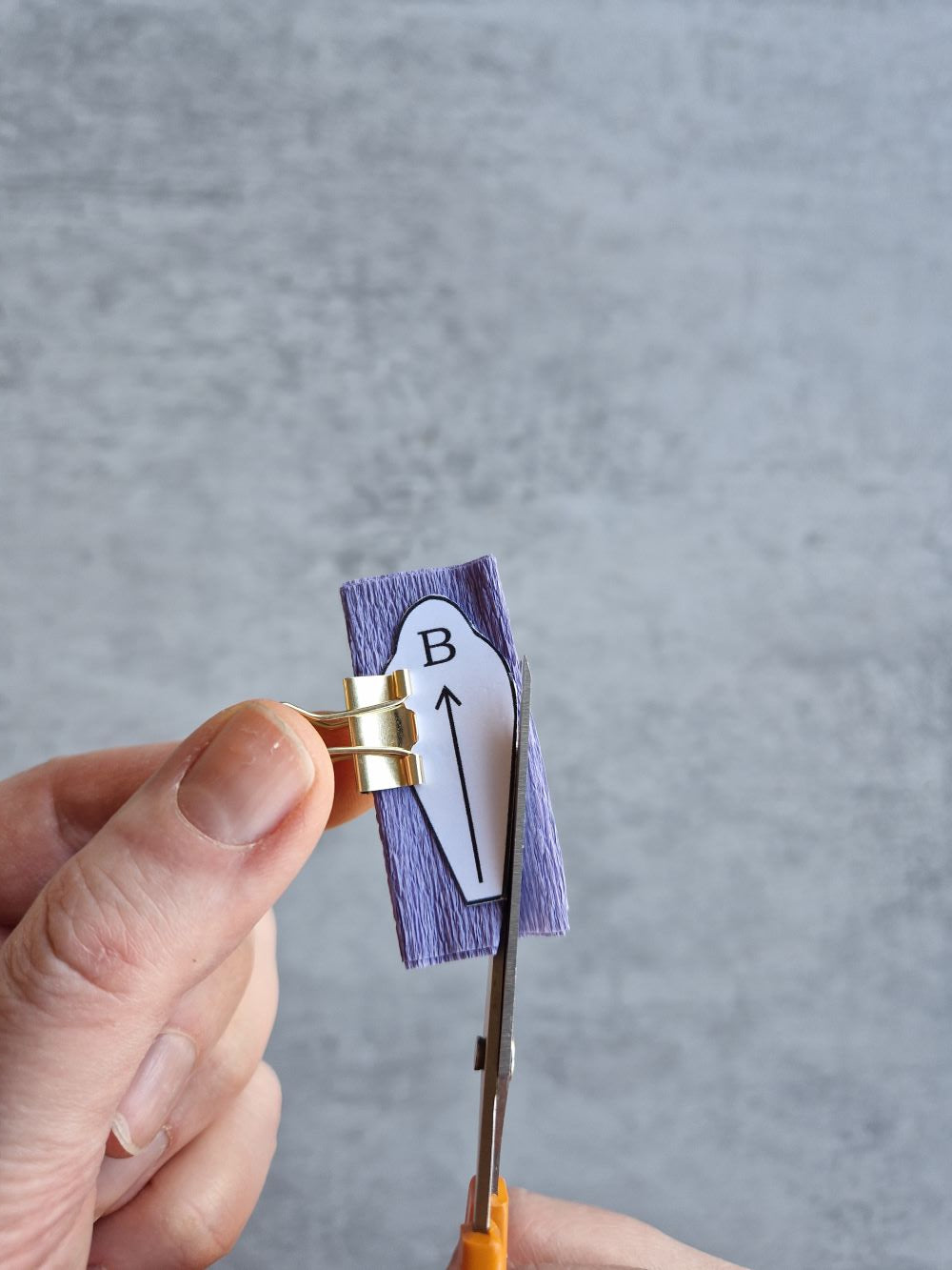 Papirblomster skabelon vejledning