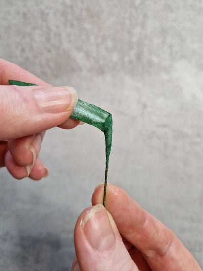 Mistelten i crepepapir - Kreativt juleprojekt med alle materialer og vejledning.